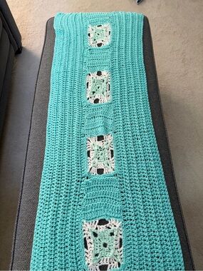 Hand Crocheted Rectangular Prayer Shawl